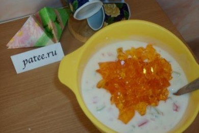 Десерт Мозаика - приготовление