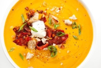 Cуп-пюре из сладкого картофеля с маскарпоне Unagrande