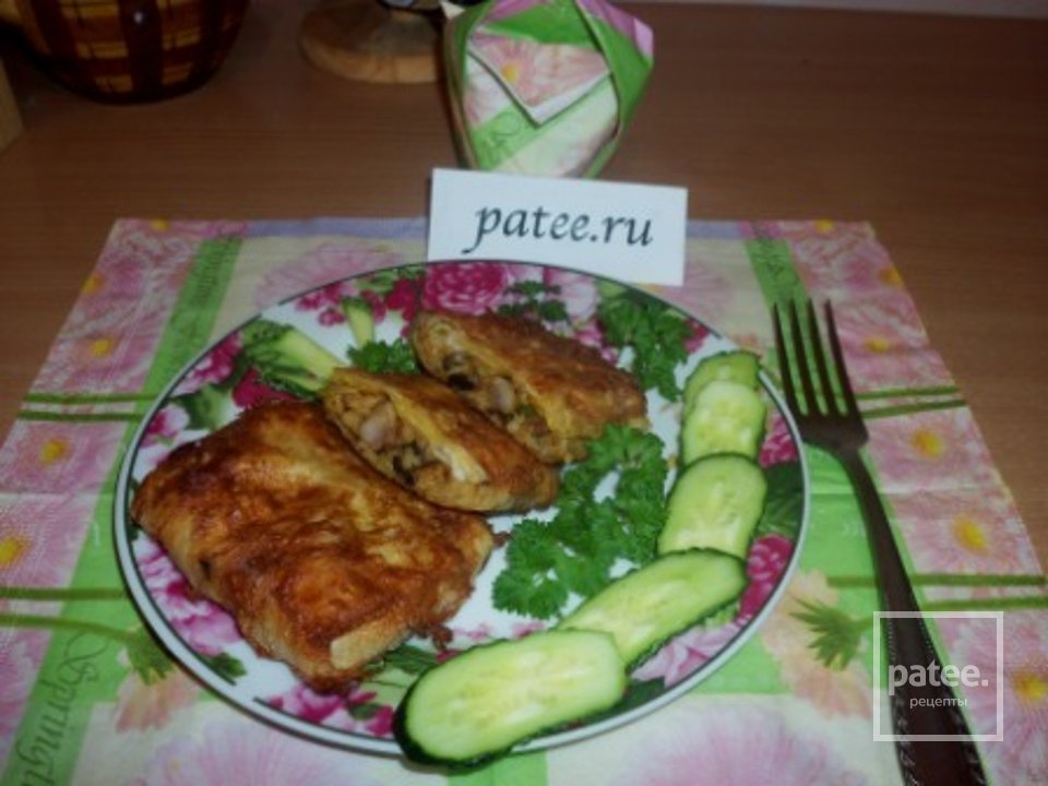 Конвертики с начинкой - Шаг 8