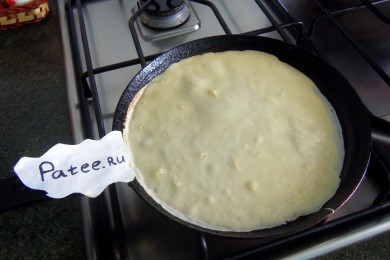 Блинчики с творогом - приготовление