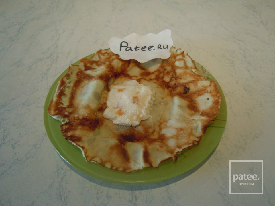 Блинчики с творогом - Шаг 5