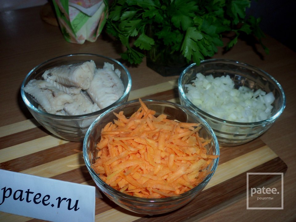 Пирожки рыбки в слоеном тесте - Шаг 2