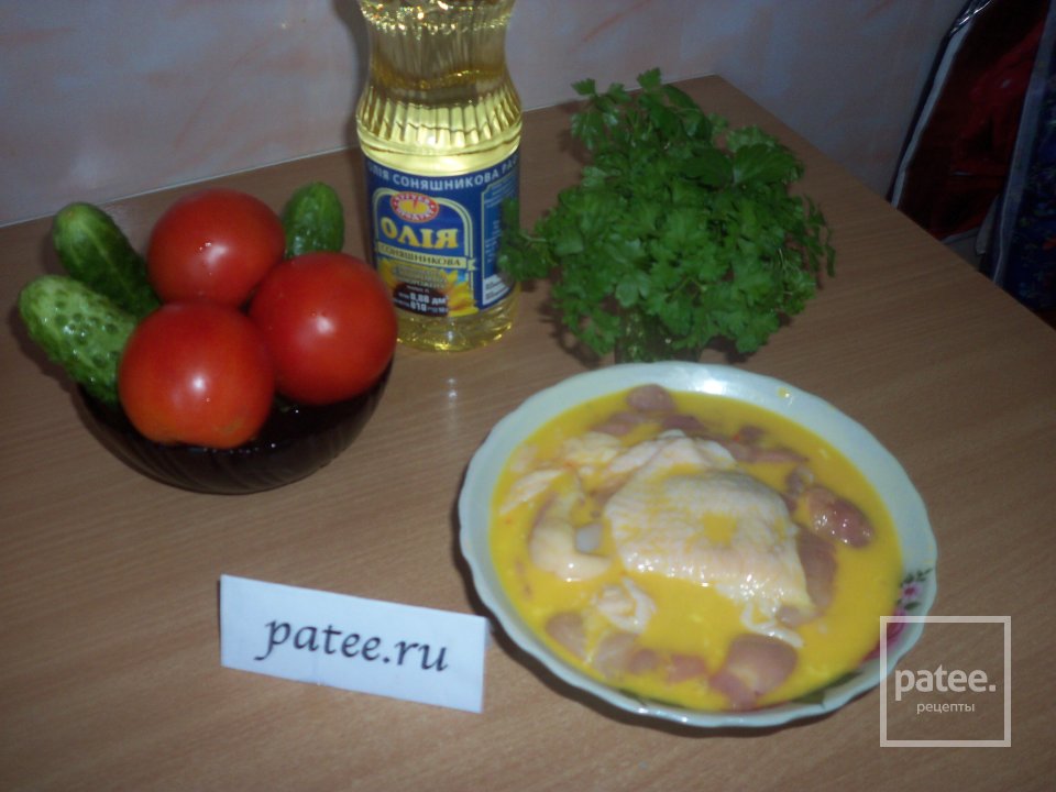 Куриные бедрышки в сметане и яйце - Шаг 3