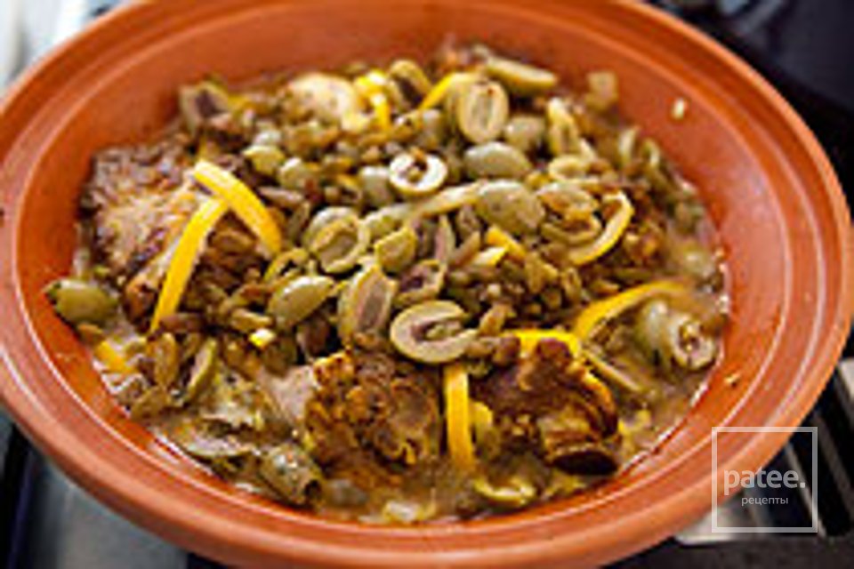 Марокканская курица с лимоном и оливками - Шаг 4