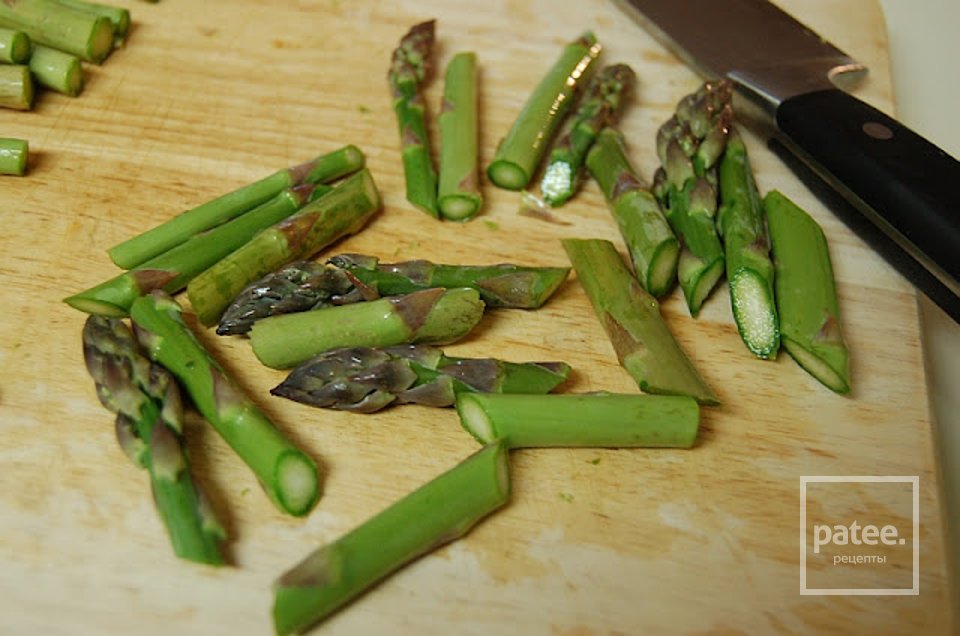Салат со спаржей - Шаг 1