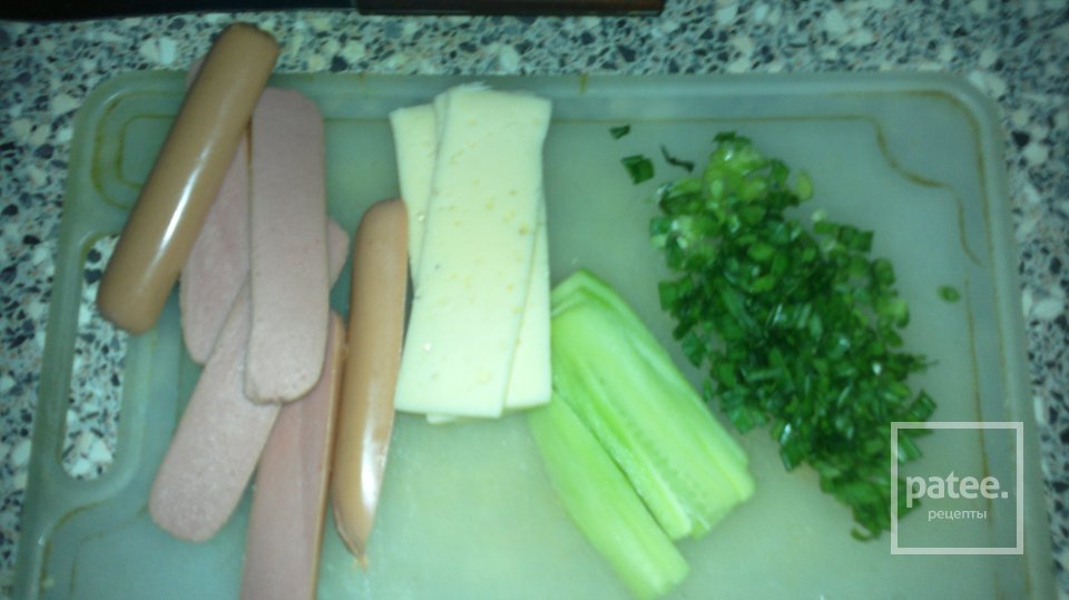 Сосиска в тесте - Шаг 1