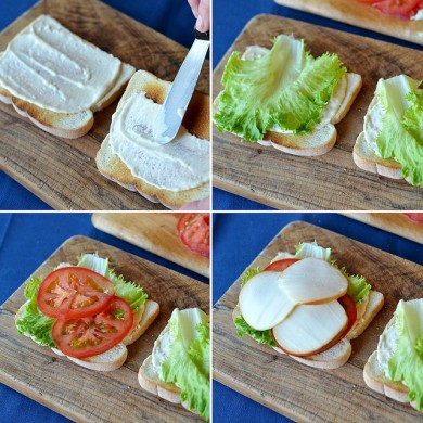 Вегетарианские сандвичи - Шаг 7