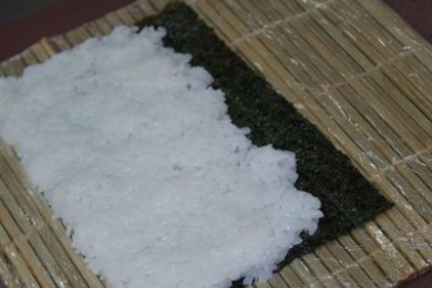 Суши и грибы по-японски - приготовление