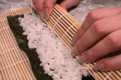 Суши и грибы по-японски - приготовление