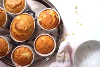 Кукурузный хлебец с синим сыром