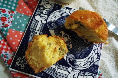 Кукурузный хлебец с синим сыром - приготовление