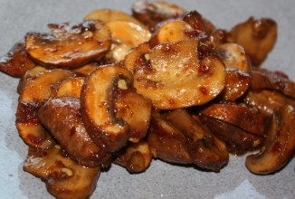 Гриль-грибы с чесночком