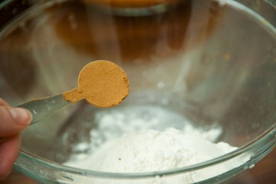 Пудинг из хурмы - приготовление