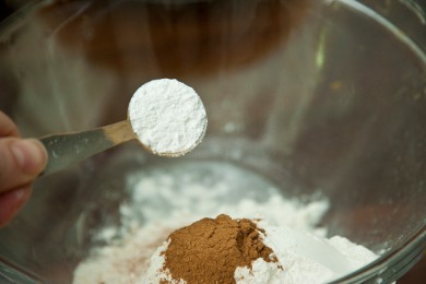 Пудинг из хурмы - приготовление