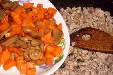 Картофельная запеканка с мясом - приготовление