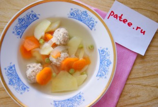 Суп с фрикадельками