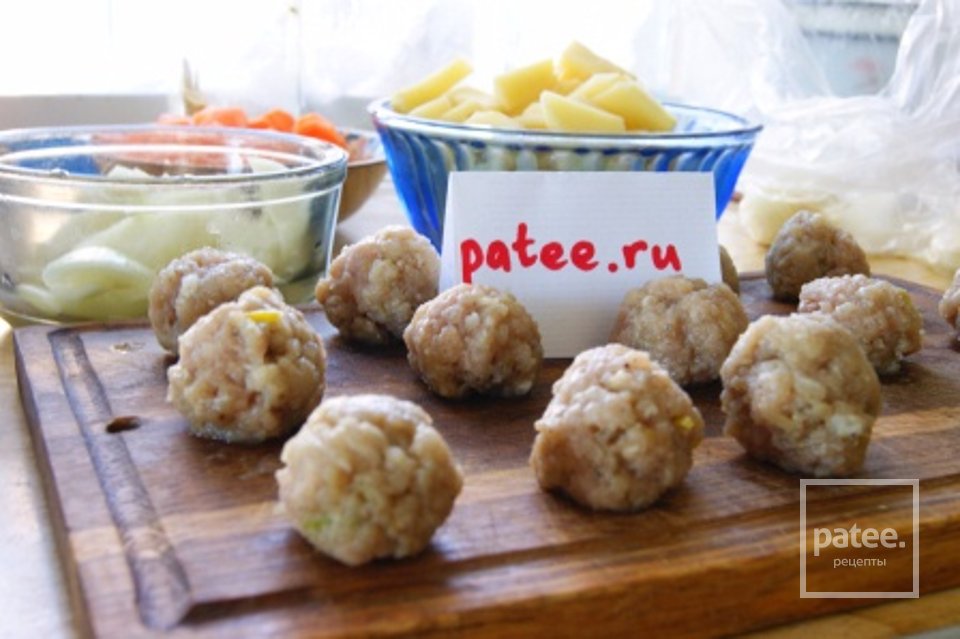 Суп с фрикадельками - Шаг 6