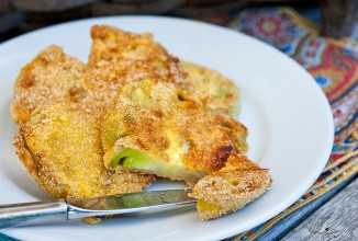 Зеленые жареные помидоры