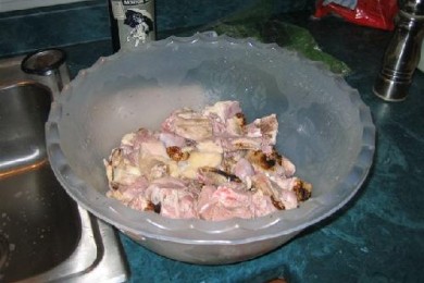 Утка по-домашнему с карри - приготовление