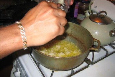 Утка по-домашнему с карри - приготовление