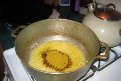 Утка по-домашнему с карри - приготовление