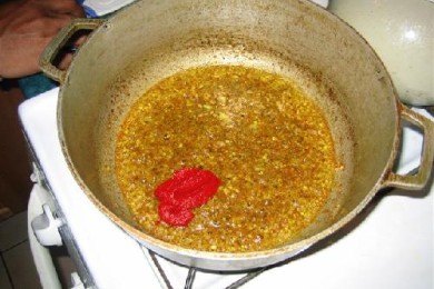 Утка по-домашнему с карри - приготовление