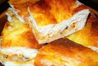 Мясной торт с кабачком