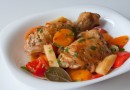Фрикасе из курицы по-креольски