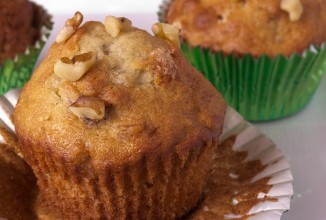 Бананово-ореховые маффины