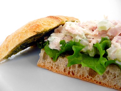 Рецепт Итальянский сэндвич с куриным салатом