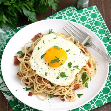 Спагетти с беконом и яйцом - Шаг 4