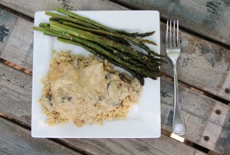 Куриная грудка с рисом