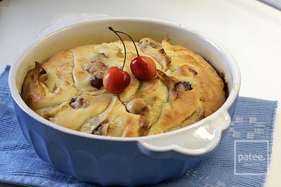 Кекс с черешней и грушей - Шаг 8