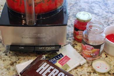 Шоколадно-вишневый десерт - приготовление