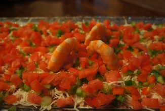 Креветки с сливочным сыром