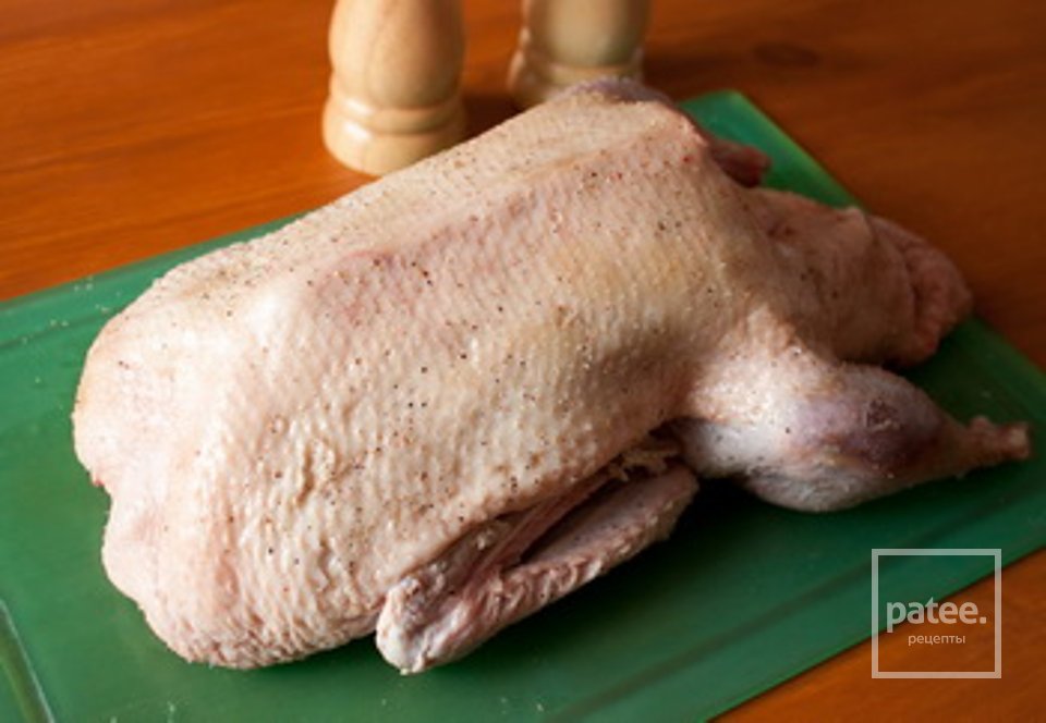 Утка с яблоками - Шаг 1