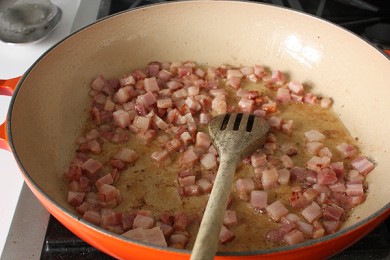 Спагетти а-ля карбонара - приготовление