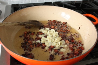 Спагетти а-ля карбонара - приготовление