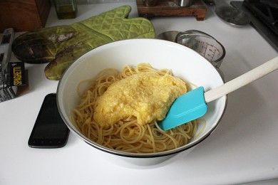 Спагетти а-ля карбонара - приготовление