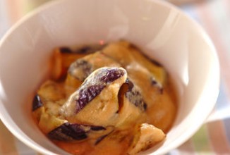 Баклажаны под белым соусом