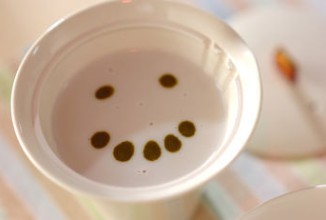 Сладкий кокосовый суп с красной фасолью