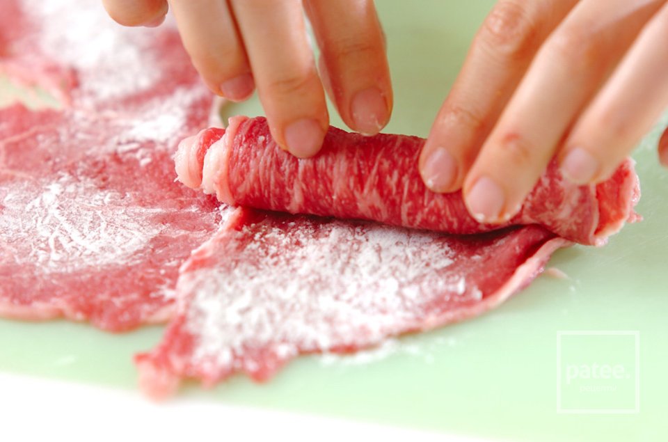 Роллы из говядины с вареной репой - Шаг 2