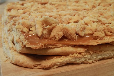 Пирожное с варёной сгущёнкой - приготовление