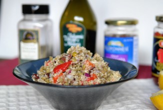 Салат с чечевицей