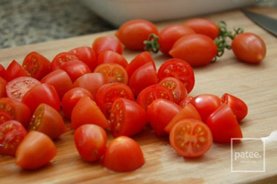 Салат из свежих помидорок и кукурузы - Шаг 1