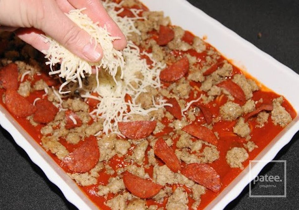 Запеченная пицца-спагетти - Шаг 2