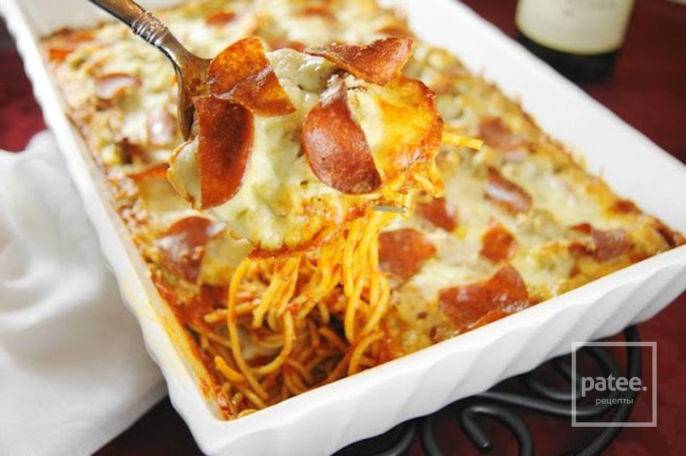 Запеченная пицца-спагетти - Шаг 3