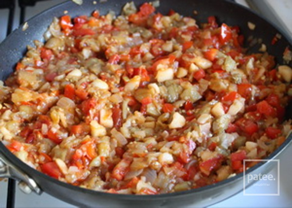 Баклажанная икра с яблоками - Шаг 4