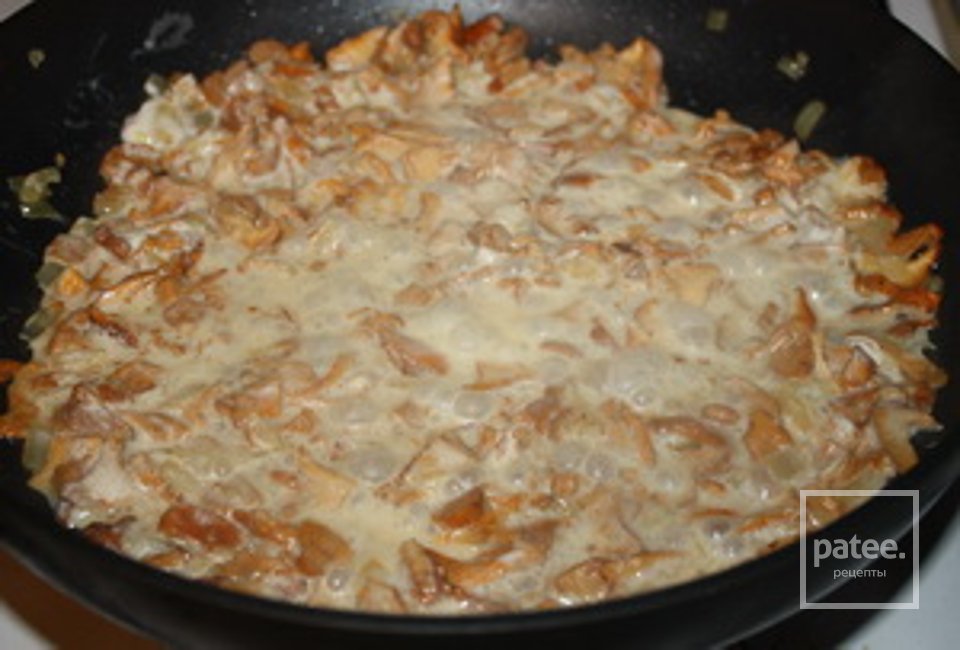 Жюльен из лисичек. - Шаг 3