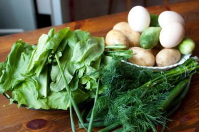 Холодный щавель - приготовление